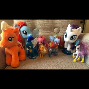 My Little Pony figure collection.